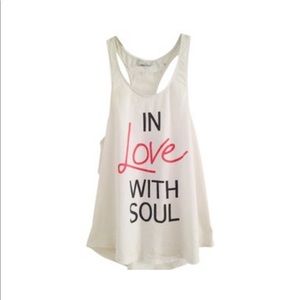 SoulCycle "In Love with Soul" Racerback Tank Top